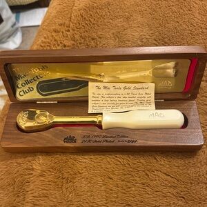 Mac’s 1990 limited edition 24k gold plated ratchet